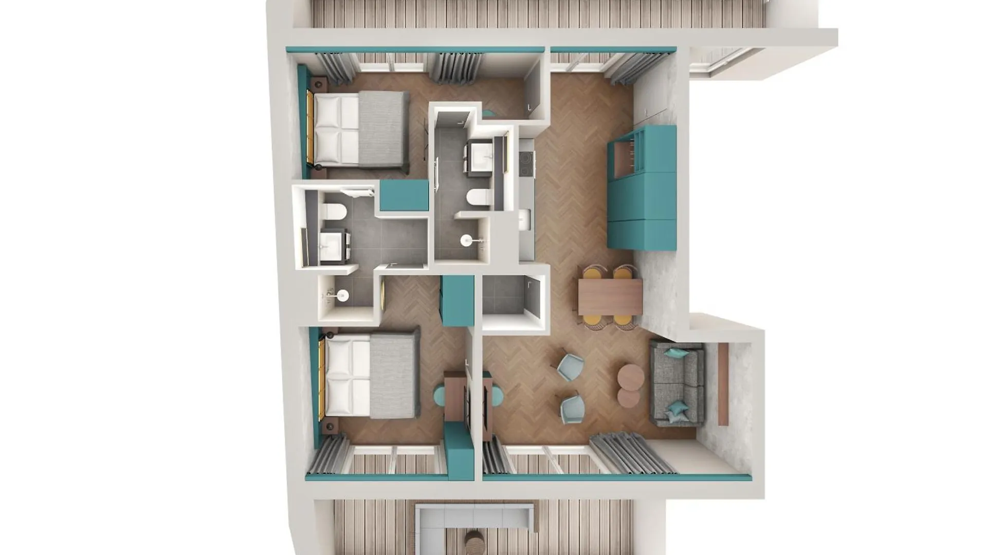 **** Hotel apartamentowy Downtown Apartments Mitte-Wedding Berlin Niemcy